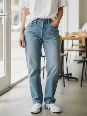 Vintage Levi's 505 Straight Leg 1999 Actual Size 36 X 30 READ DESCRIPTION